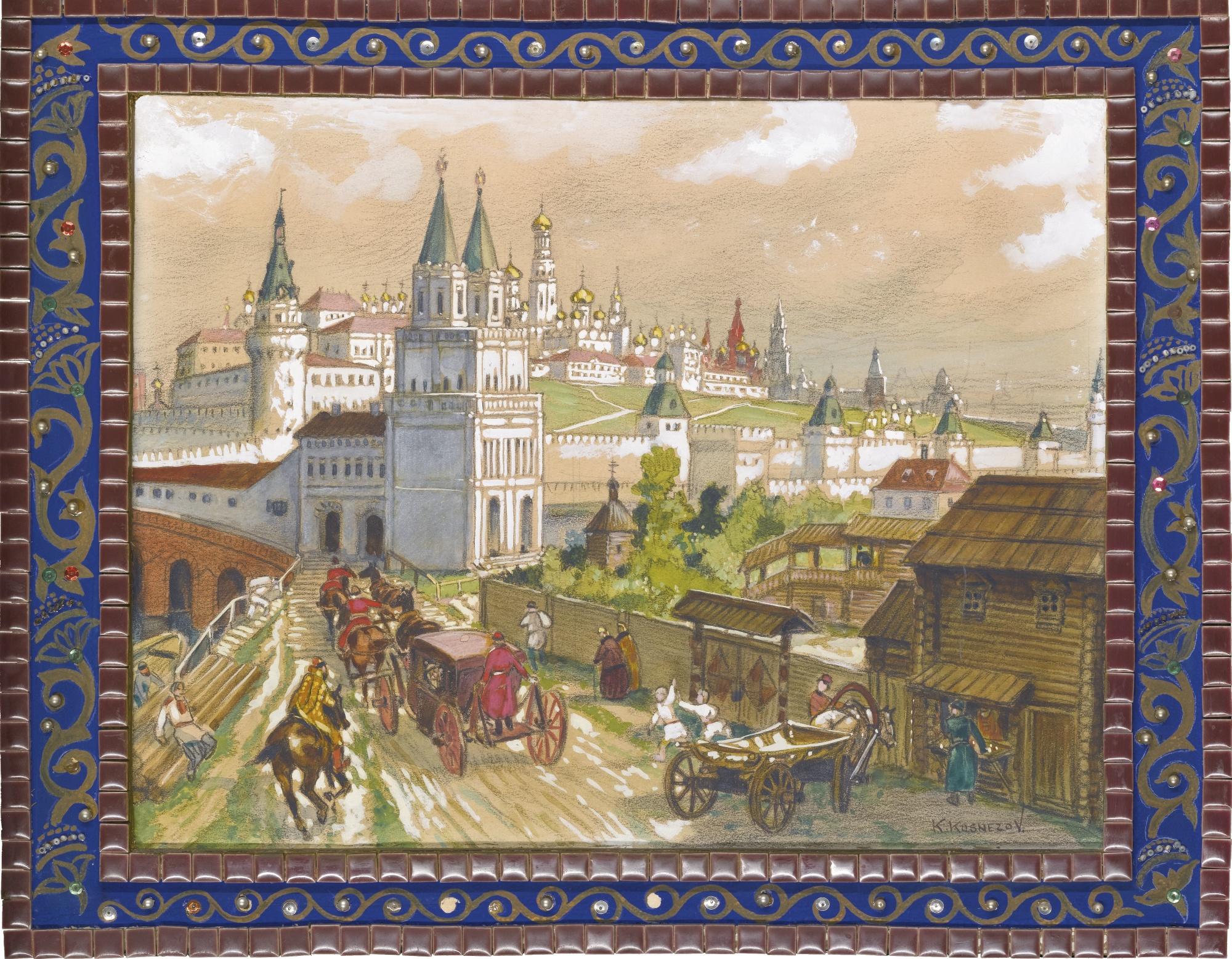 Konstantin Konstantinovich Kuznetsov - Carriage Entering The Kremlin