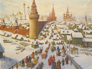 Konstantin Konstantinovich Kuznetsov - The Kremlin On A Busy Morning
