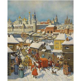 Konstantin Konstantinovich Kuznetsov - View Of The Kremlin, Moscow