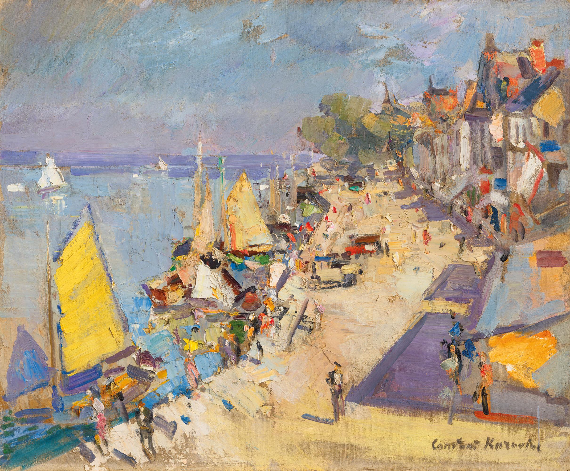 Konstantin Korovin - A French port in summer