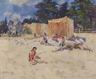 Konstantin Korovin - At the beach