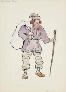 Konstantin Korovin - Peasant man in costume