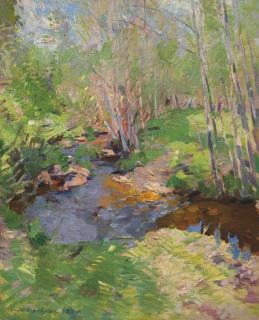 Konstantin Korovin - Woodland brook
