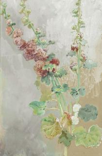 Konstantin Makovsky - Hollyhocks