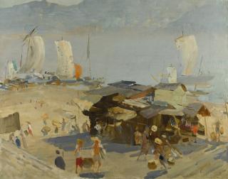 Konstantin Mefodievich Maksimov - Chinese Junks