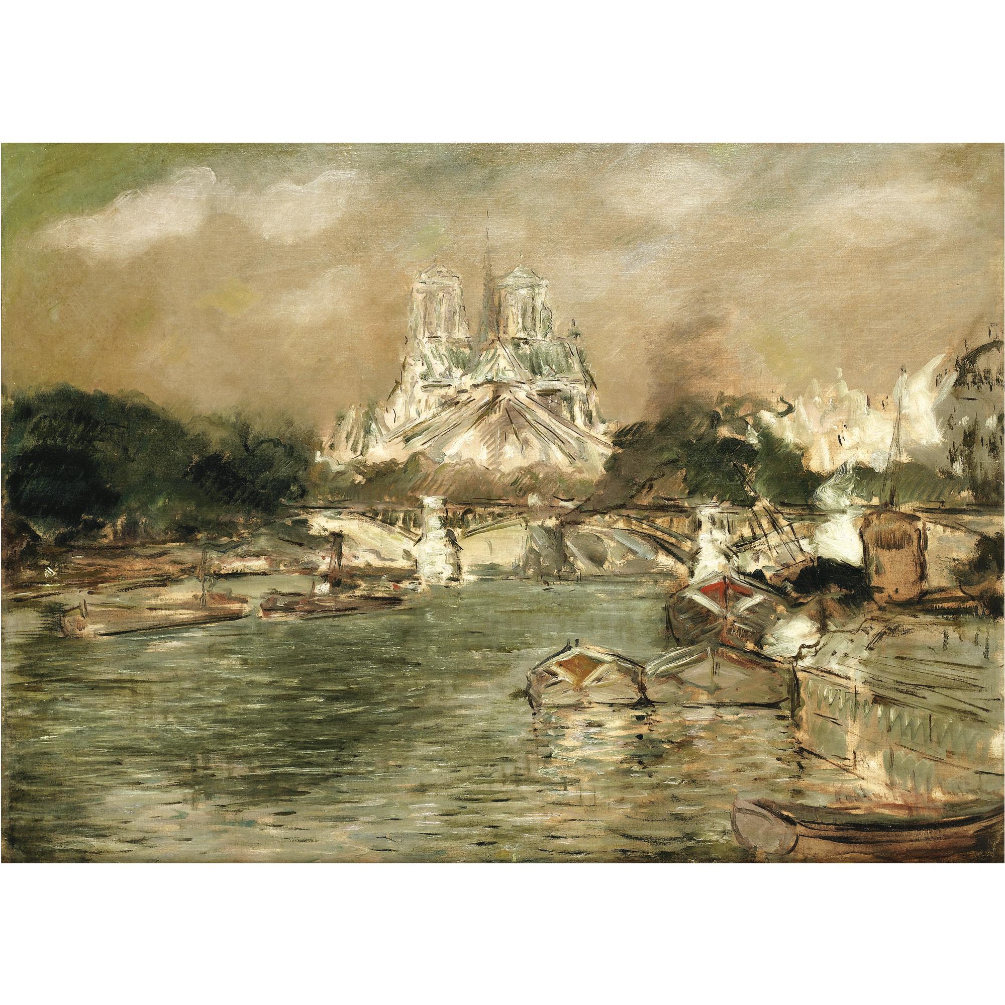 Konstantin Pavlovich Kuznetsov - View Of Notre Dame