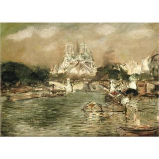 Konstantin Pavlovich Kuznetsov - View Of Notre Dame