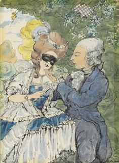 Konstantin Somov - Masquerade