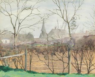 Konstantin Somov - Paysage printanier