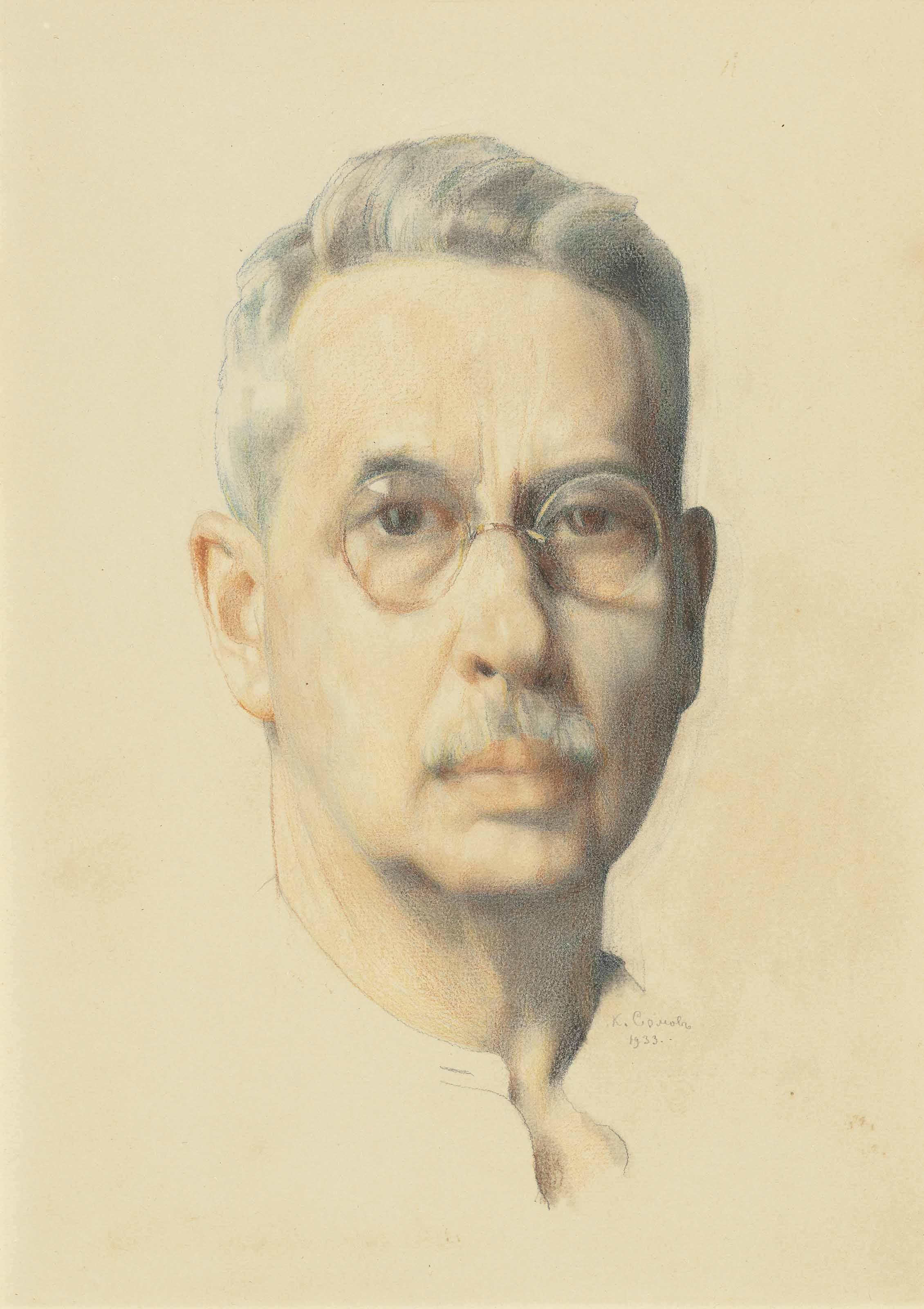 Konstantin Somov - Self-portrait
