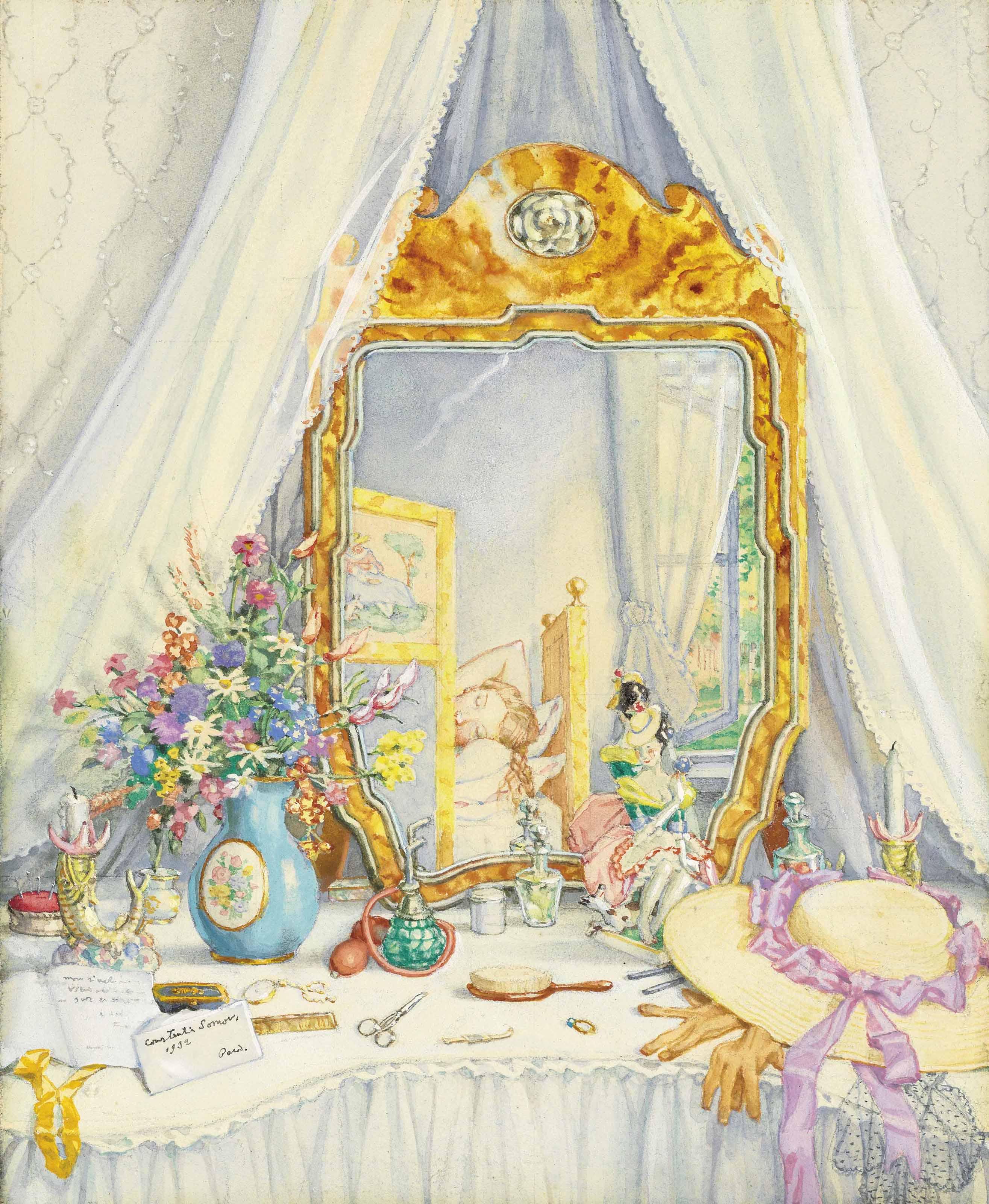 Konstantin Somov - The dressing-table