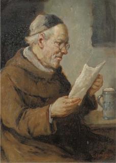 Konstantin Stoitzner - Reading; and Drinking