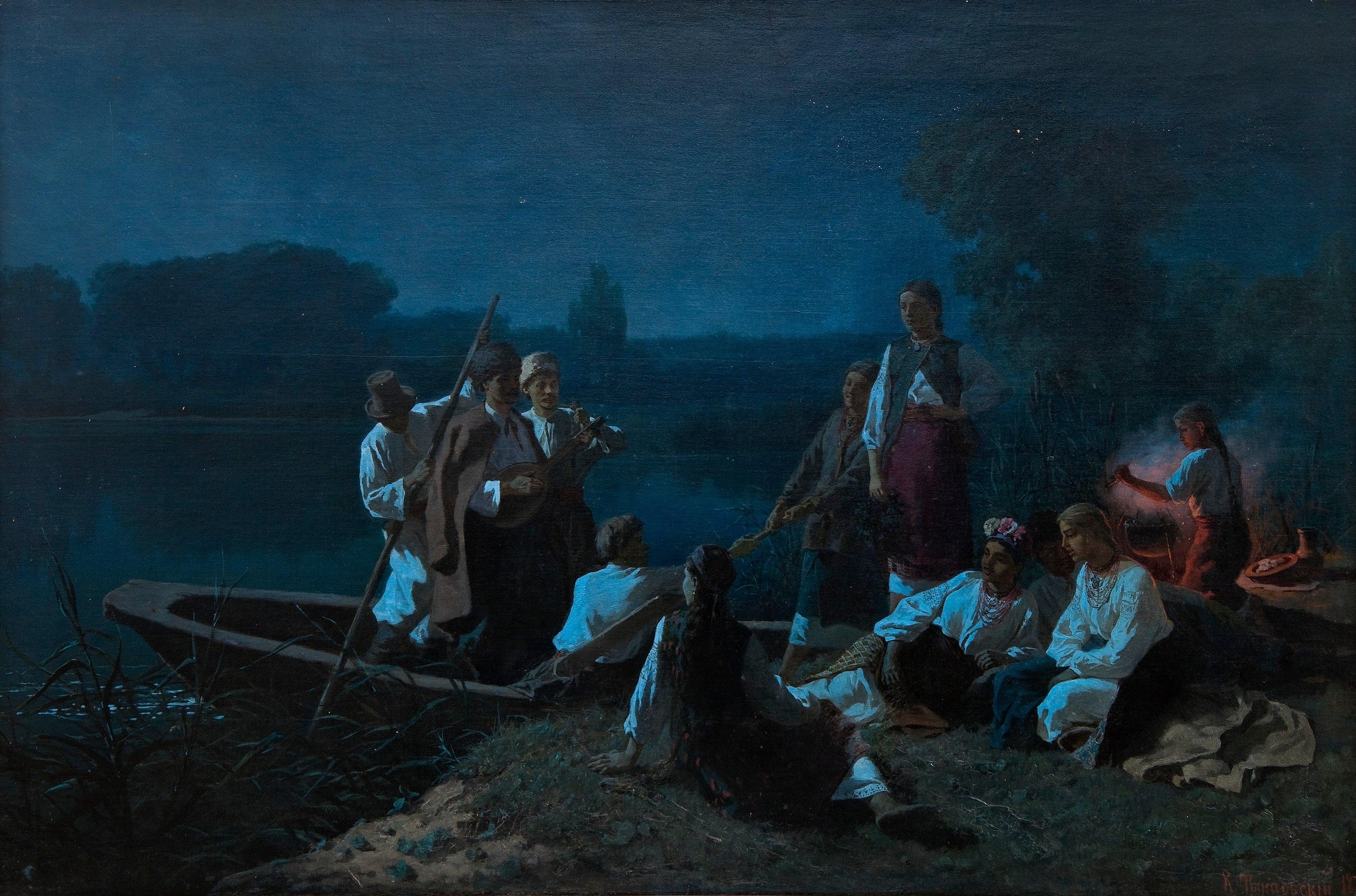 Konstantin Trutovsky - Whit Sunday.