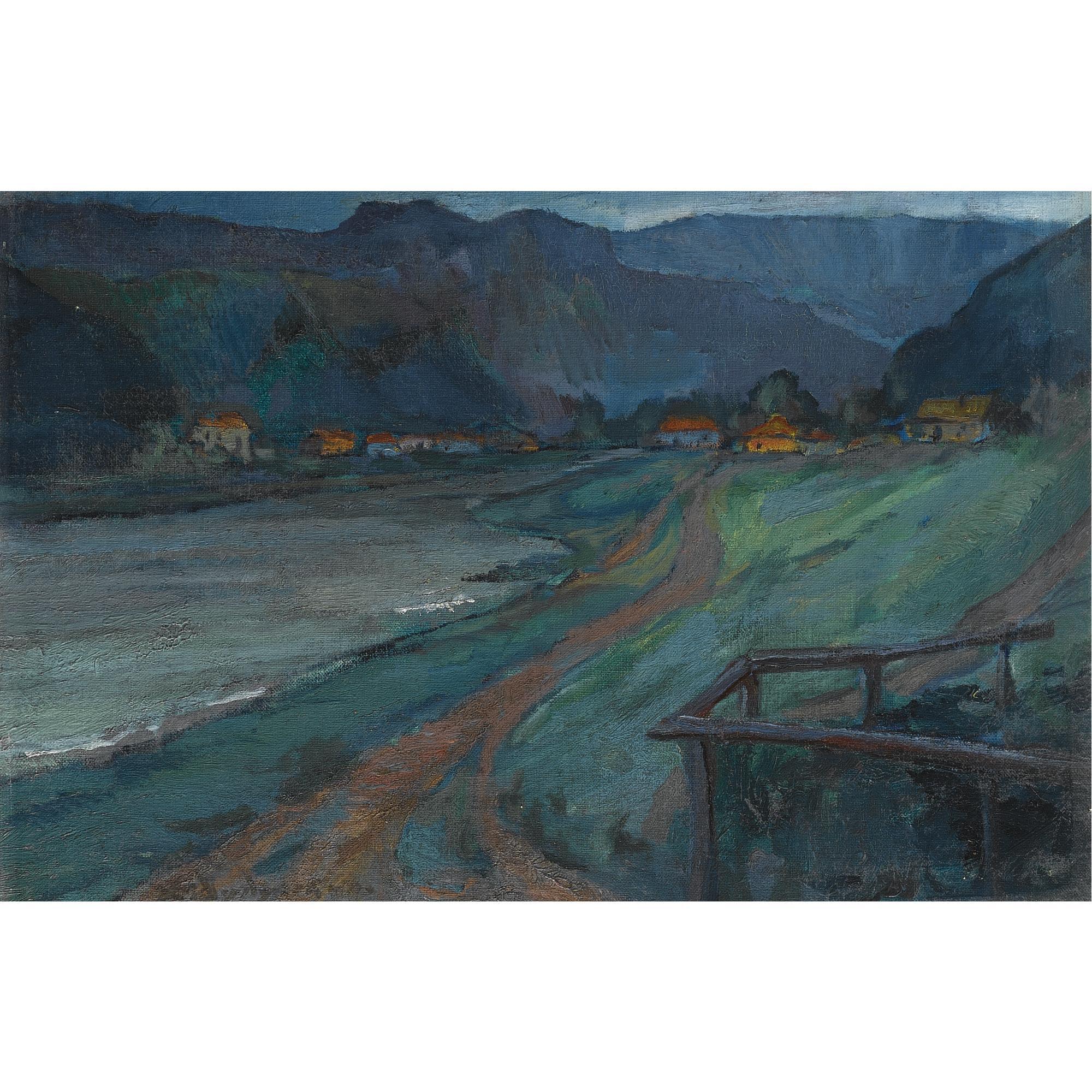 Konstantin Vikentevich Dydyshko - Valley At Dusk