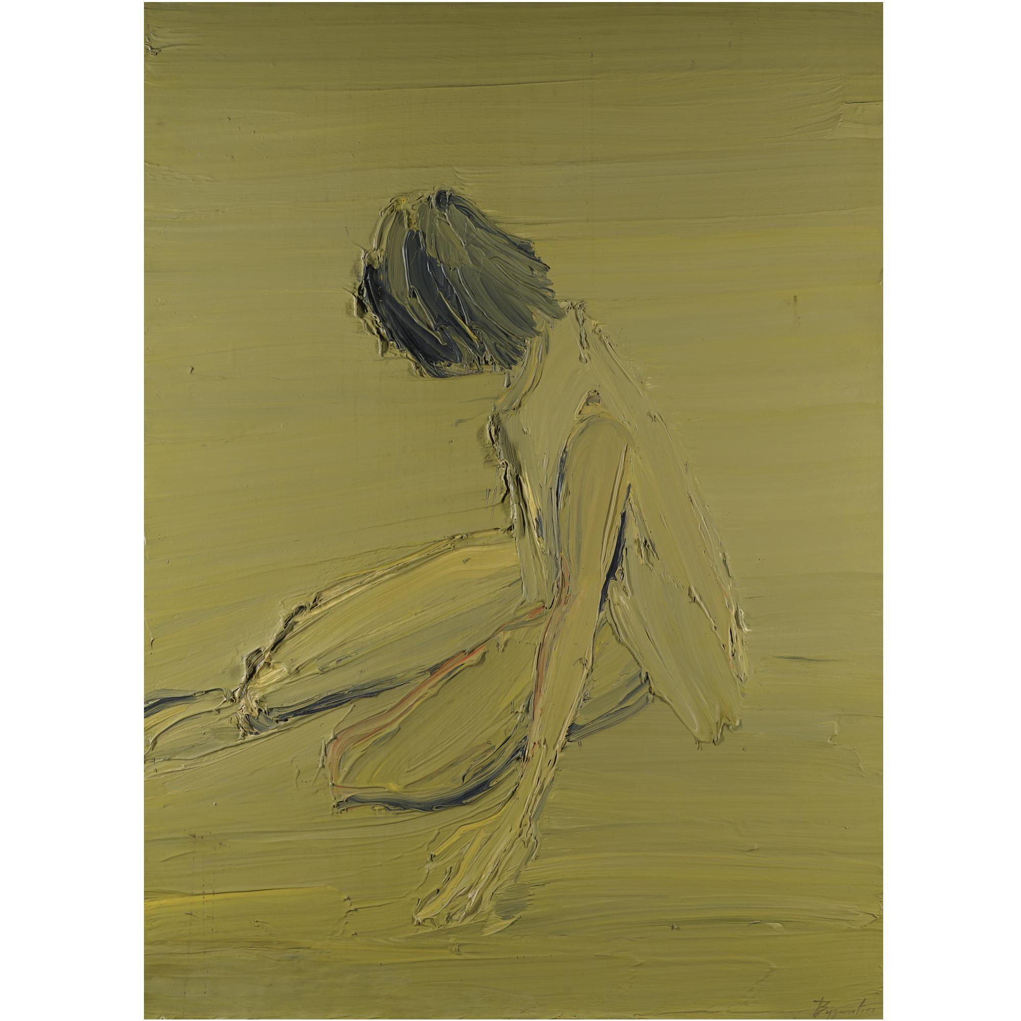 Konstantinos Byzantios - Greek Seated Nude