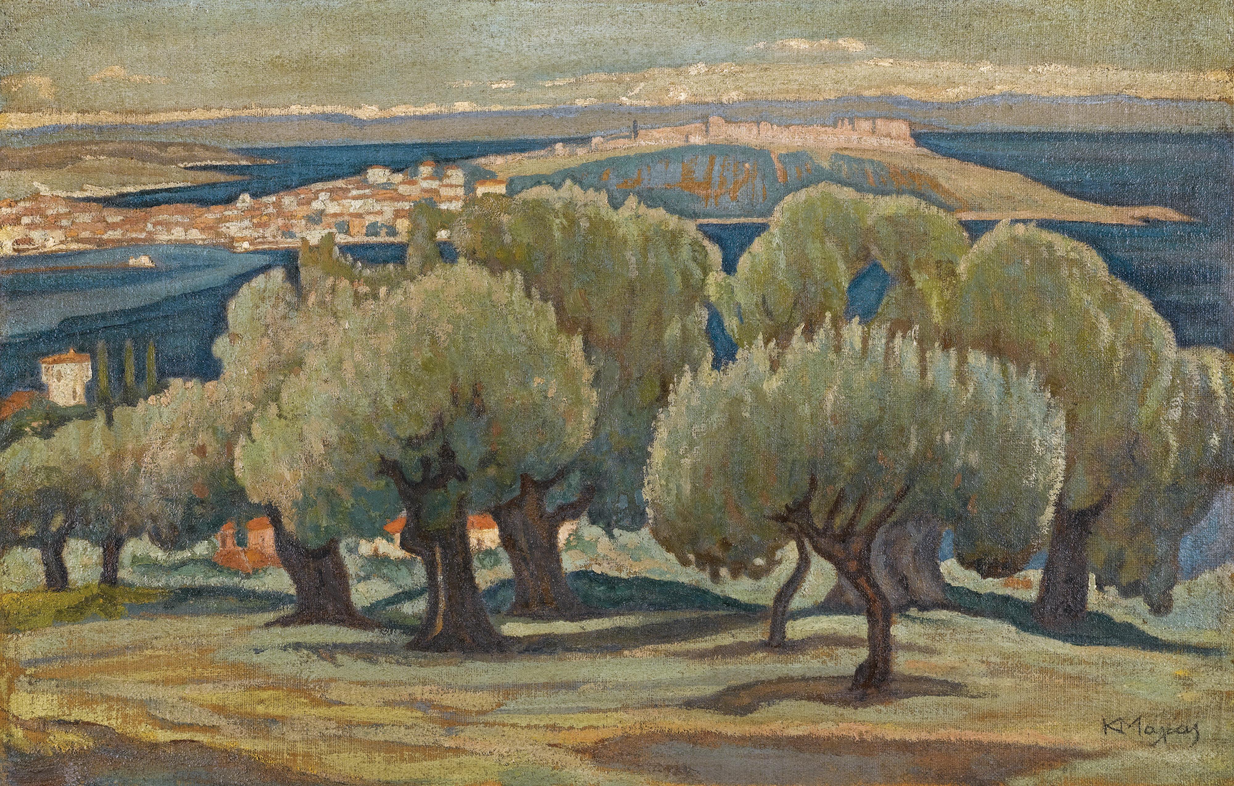 Konstantinos Maleas - Greek olive Trees, Mytilini