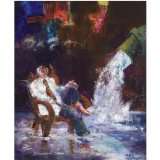 Kostis Georgiou - Greek Seated Man