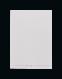 Kris Martin - End - Point of \'Maurizio Cattelan \