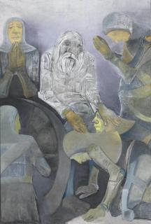 Krishen Khanna - Blessings on a Battle Field