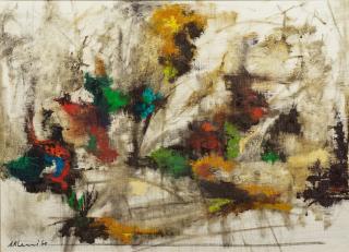 Krishen Khanna - Fields And Trees, 1960