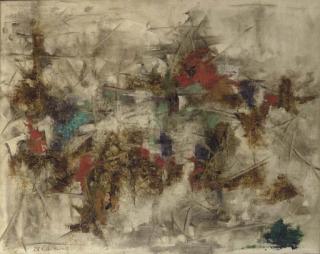 Krishen Khanna - Landscape at Dusk