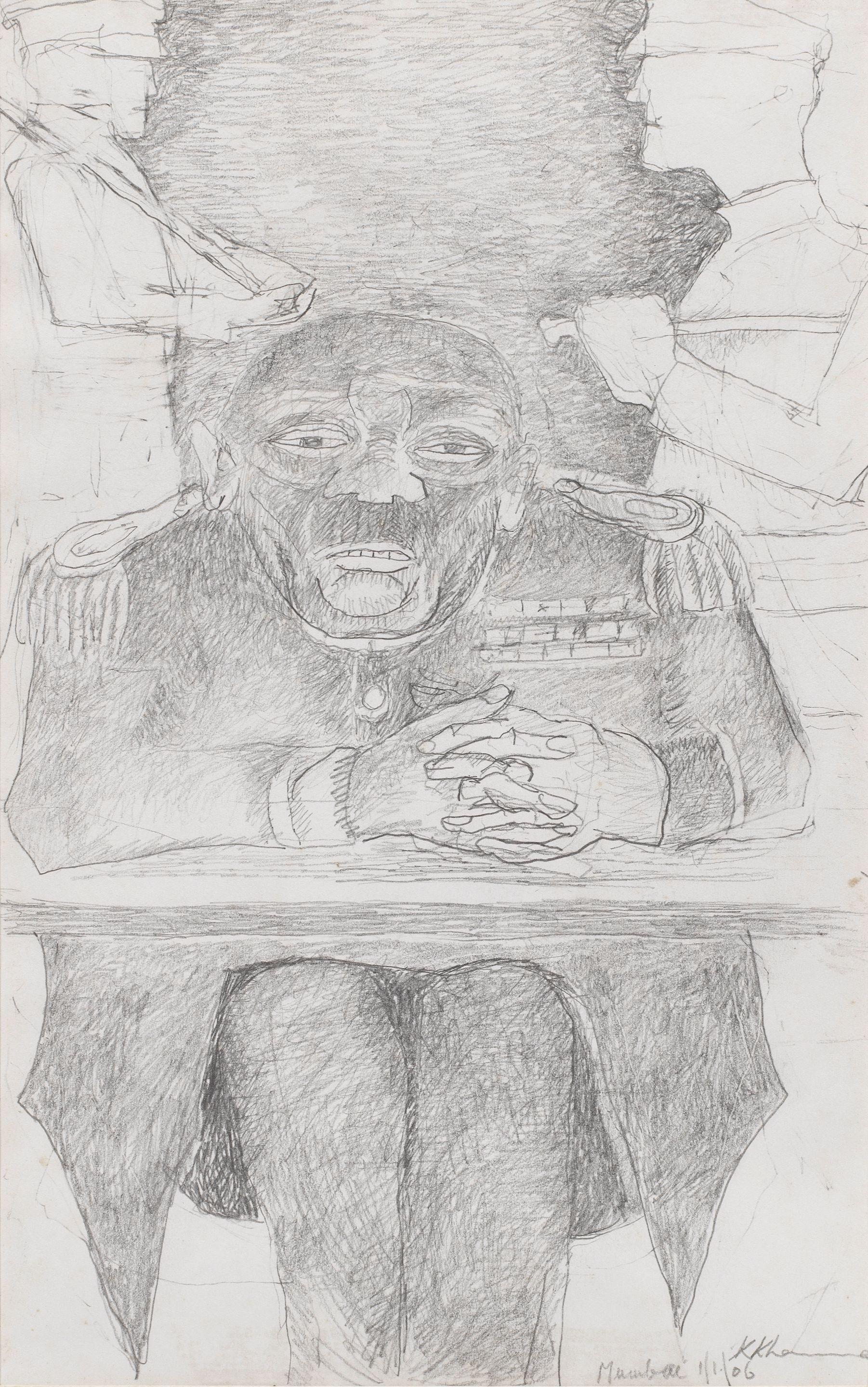 Krishen Khanna - Untitled (Bandwalas)