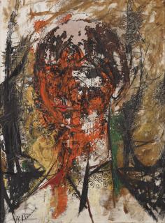 Krishen Khanna - Untitled (Portrait Of Lilly)