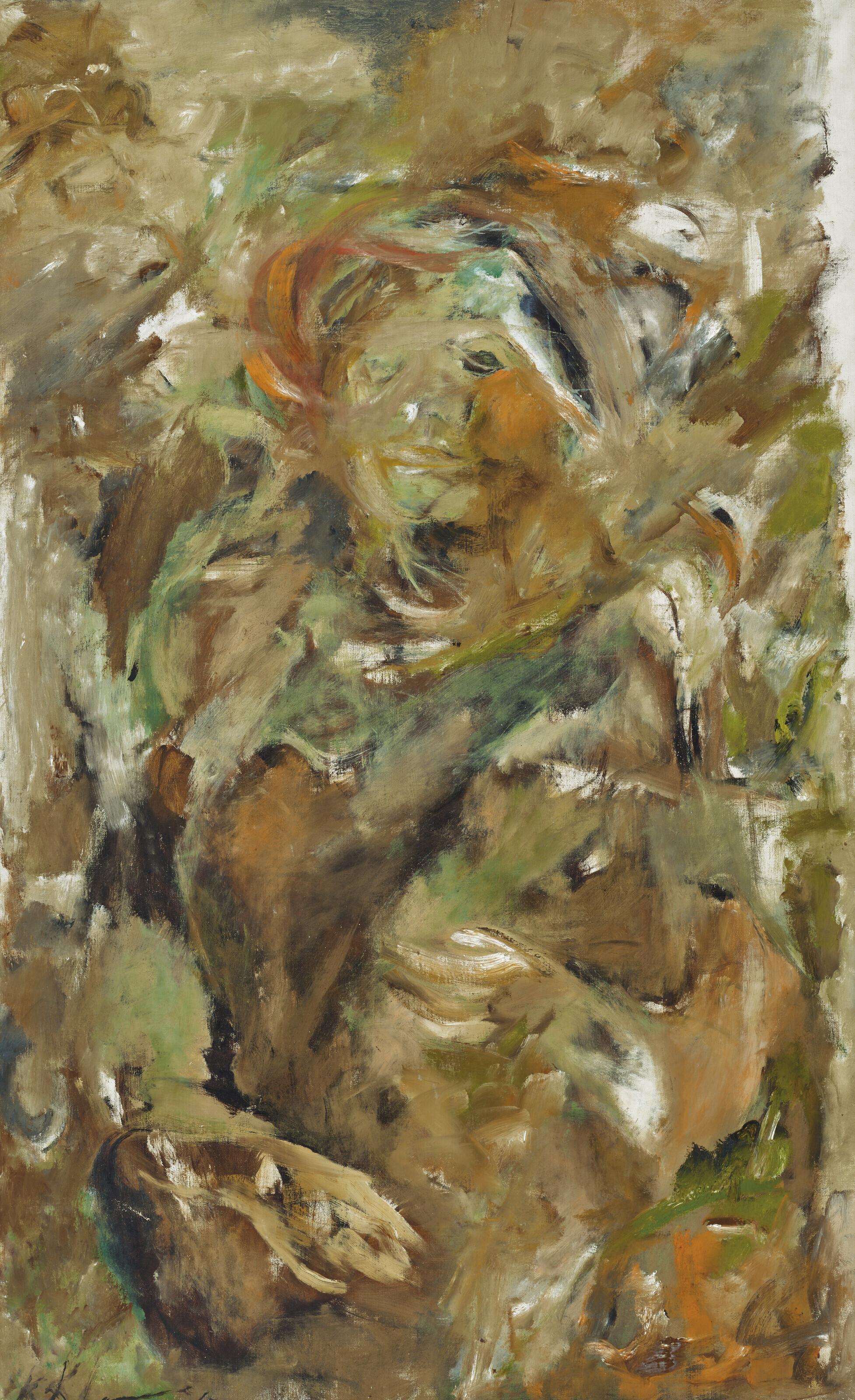 Krishen Khanna - Untitled (Sitar Player)