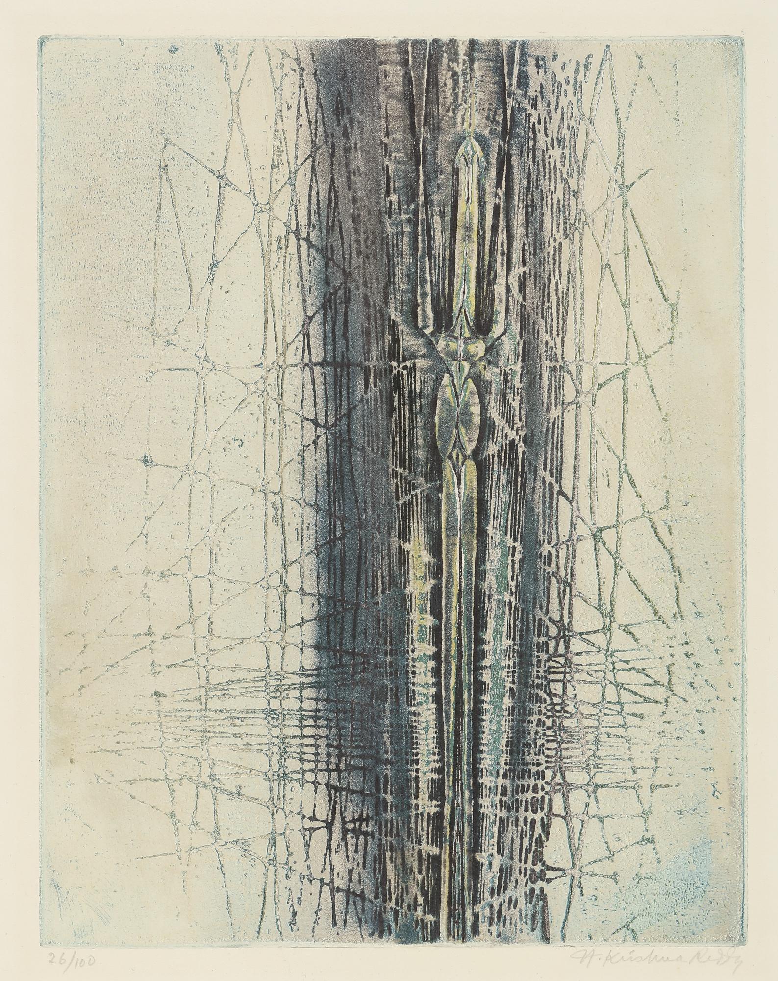 Krishna Reddy - Praying Woman 