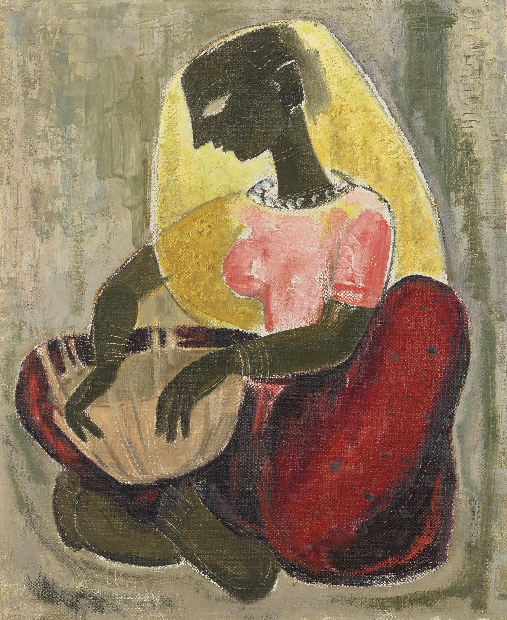 Krishna Shamrao Kulkarni - Untitled (Basket Maker)