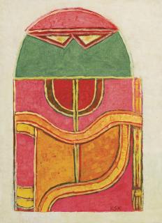 Krishna Shamrao Kulkarni - Untitled (Deity)