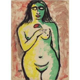 Krishnaji Howlaji Ara - Nude