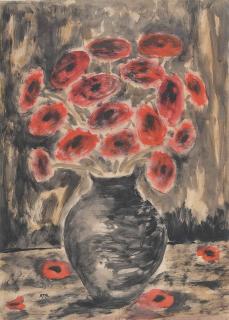 Krishnaji Howlaji Ara - Untitled (Flower Vase)