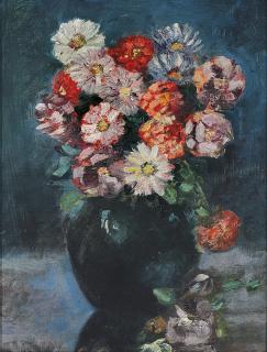 Krishnaji Howlaji Ara - Zinnias