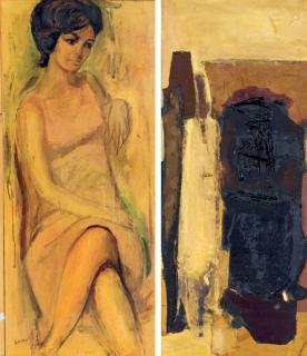 Ku Fusheng - Portrait of a Lady, Abstract