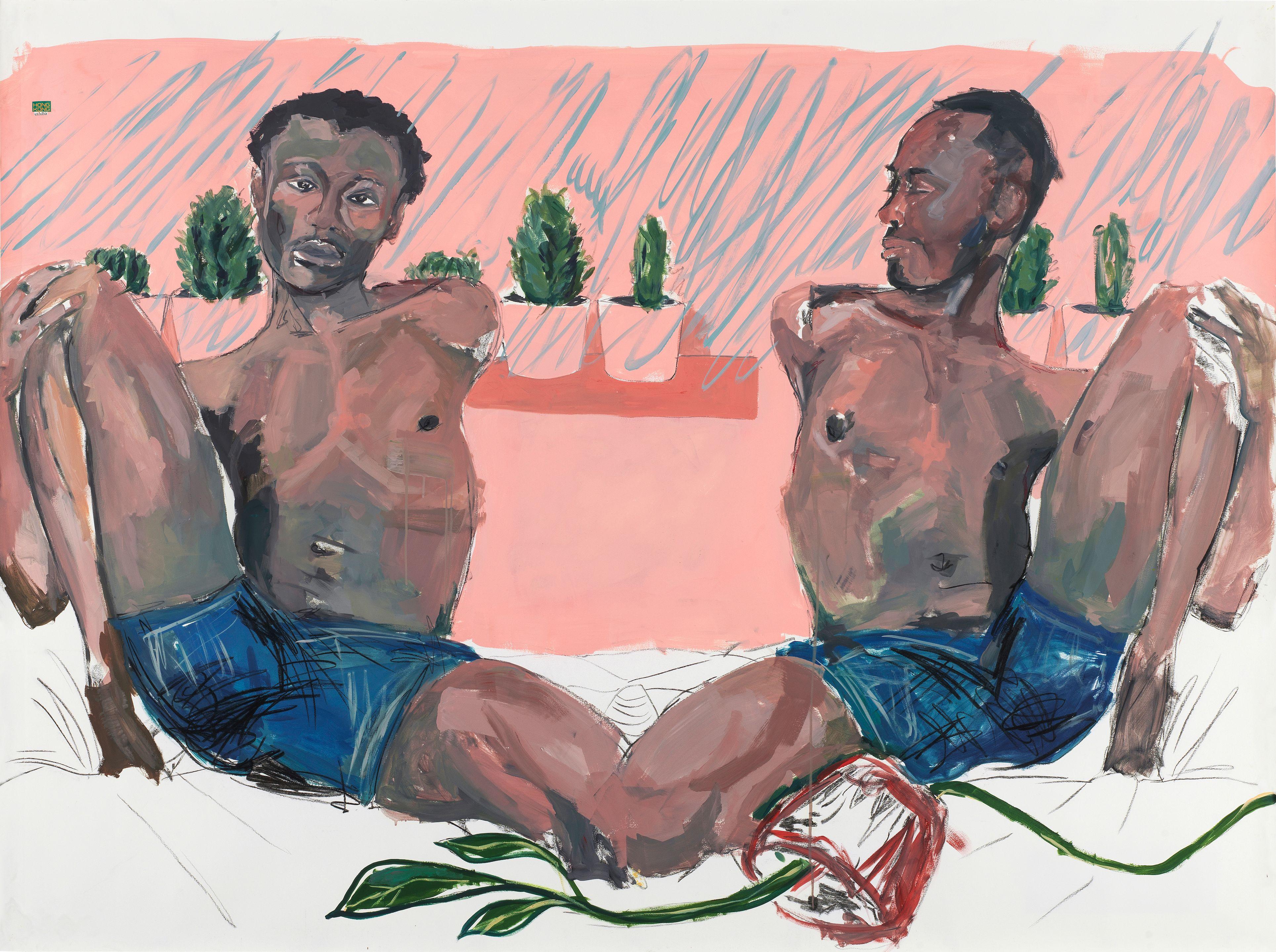 Kudzanai-Violet Hwami - Adam and Steve joined by the knee, a study