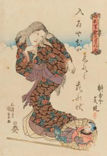 Kunisada I. Utagawa - Holzschnitt: Nakamura Shikan II.