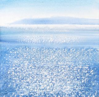 Kurt Jackson R.W.A. - Hazy Sunlight, Albania