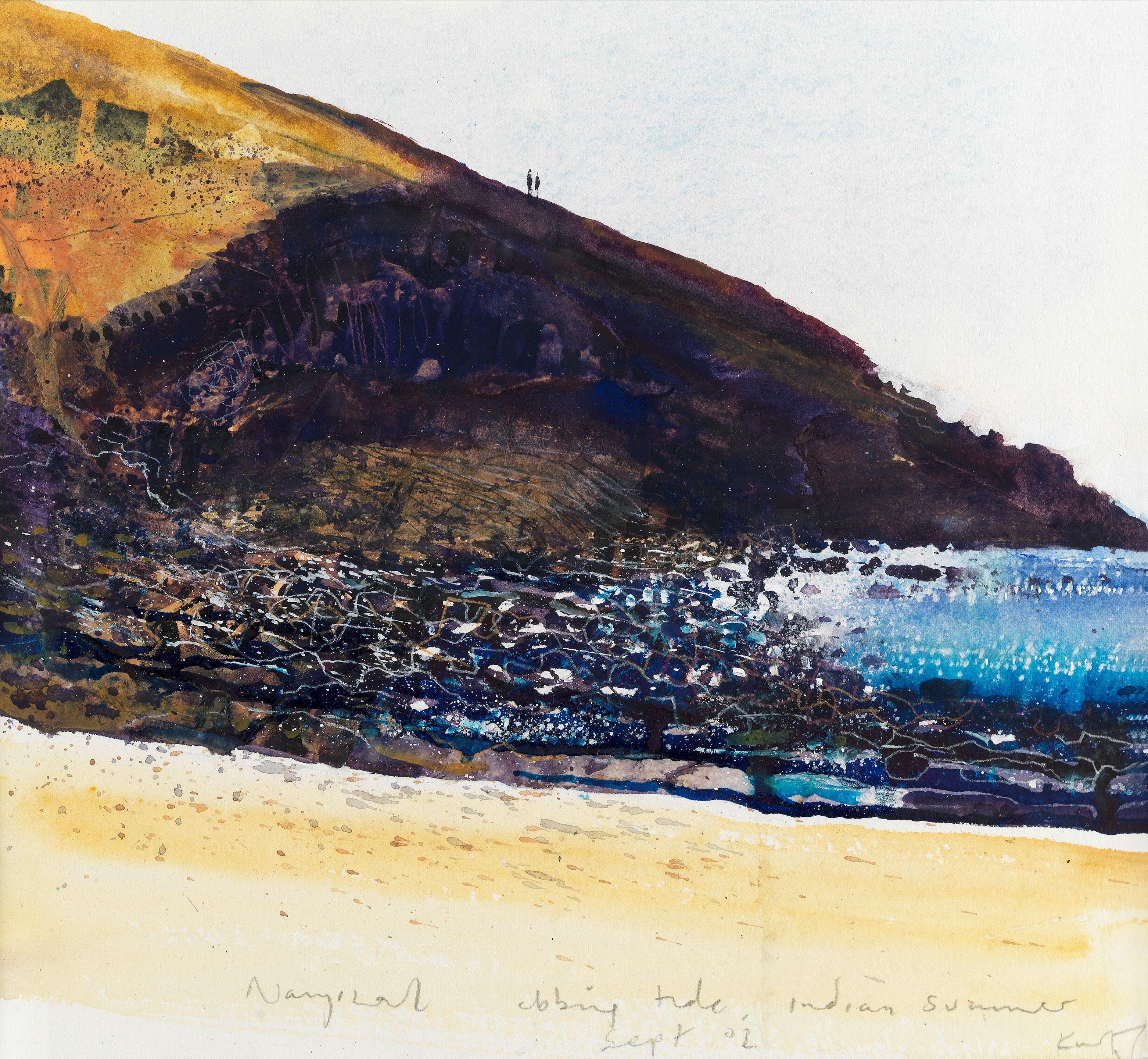 Kurt Jackson - Nanjizal, Ebbing Tide, Indian Summer