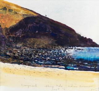 Kurt Jackson - Nanjizal, Ebbing Tide, Indian Summer