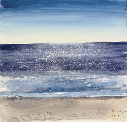 Kurt Jackson - The Mediterranean From Rabita, Andalucia