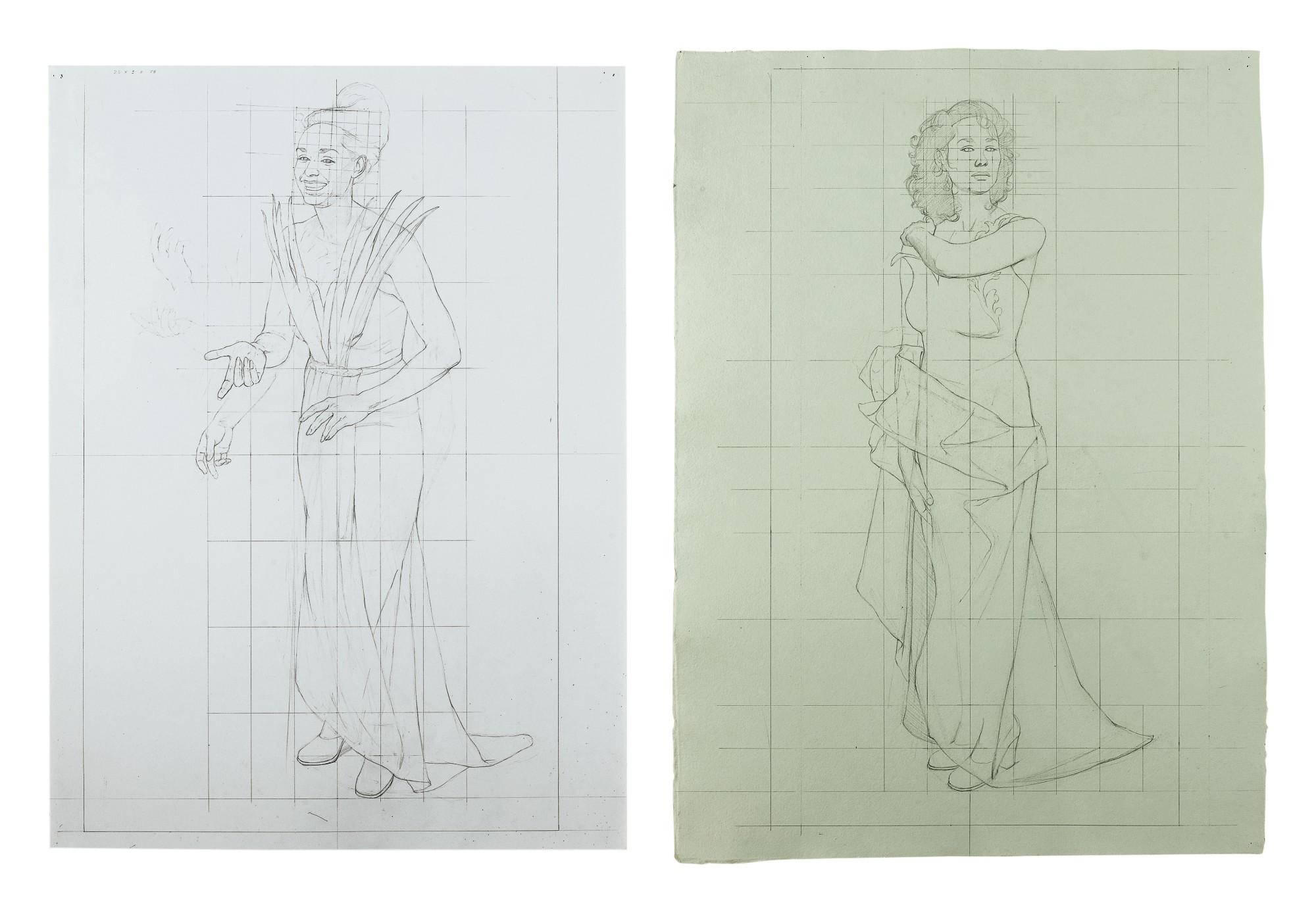 Kurt Kauper - I. Study For Diva Fiction #13   Ii. Study For Diva Fiction #12   [2 Works]