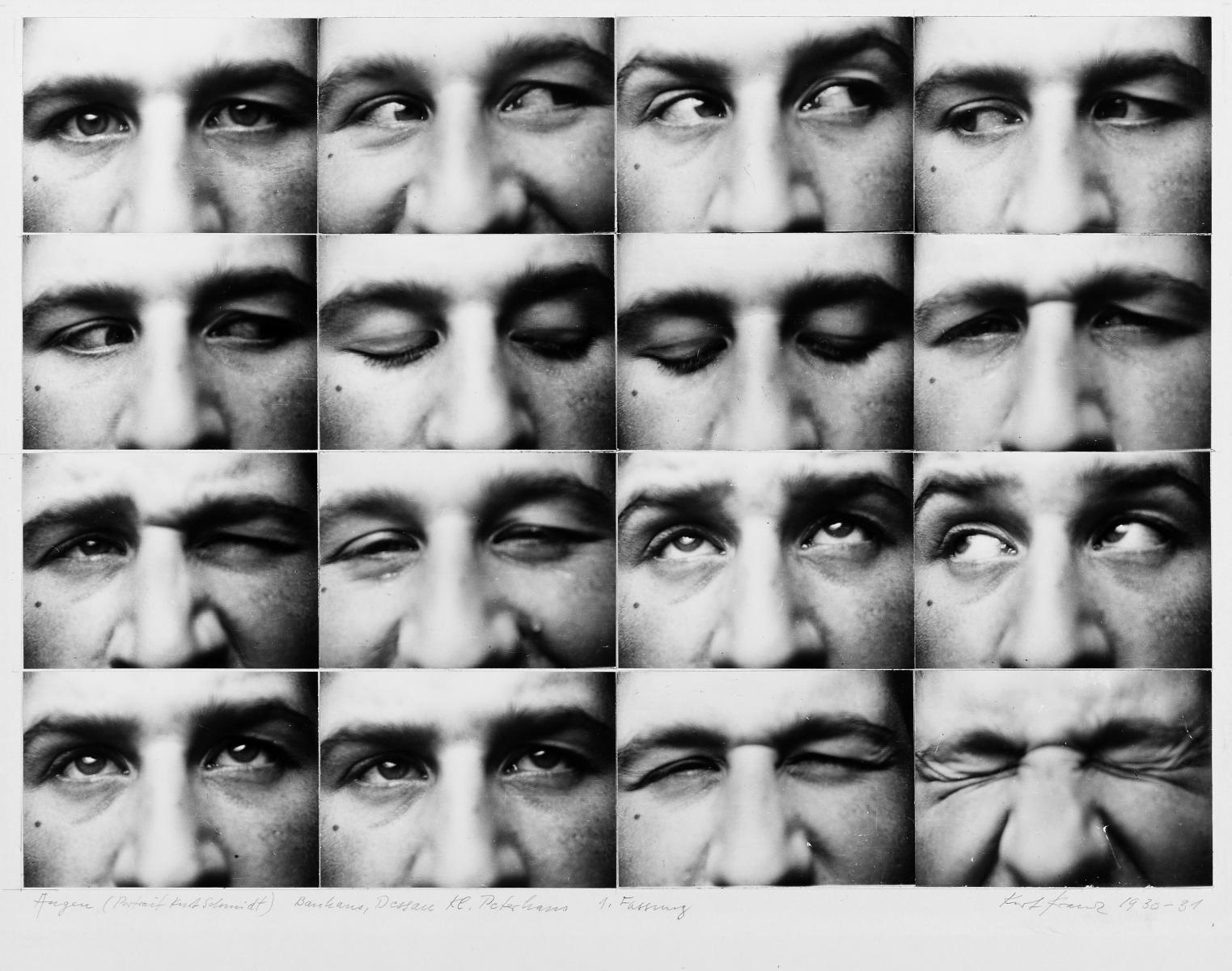 Kurt Kranz - »Augen« (Portrait Kurt Schmidt) 1. Fassung