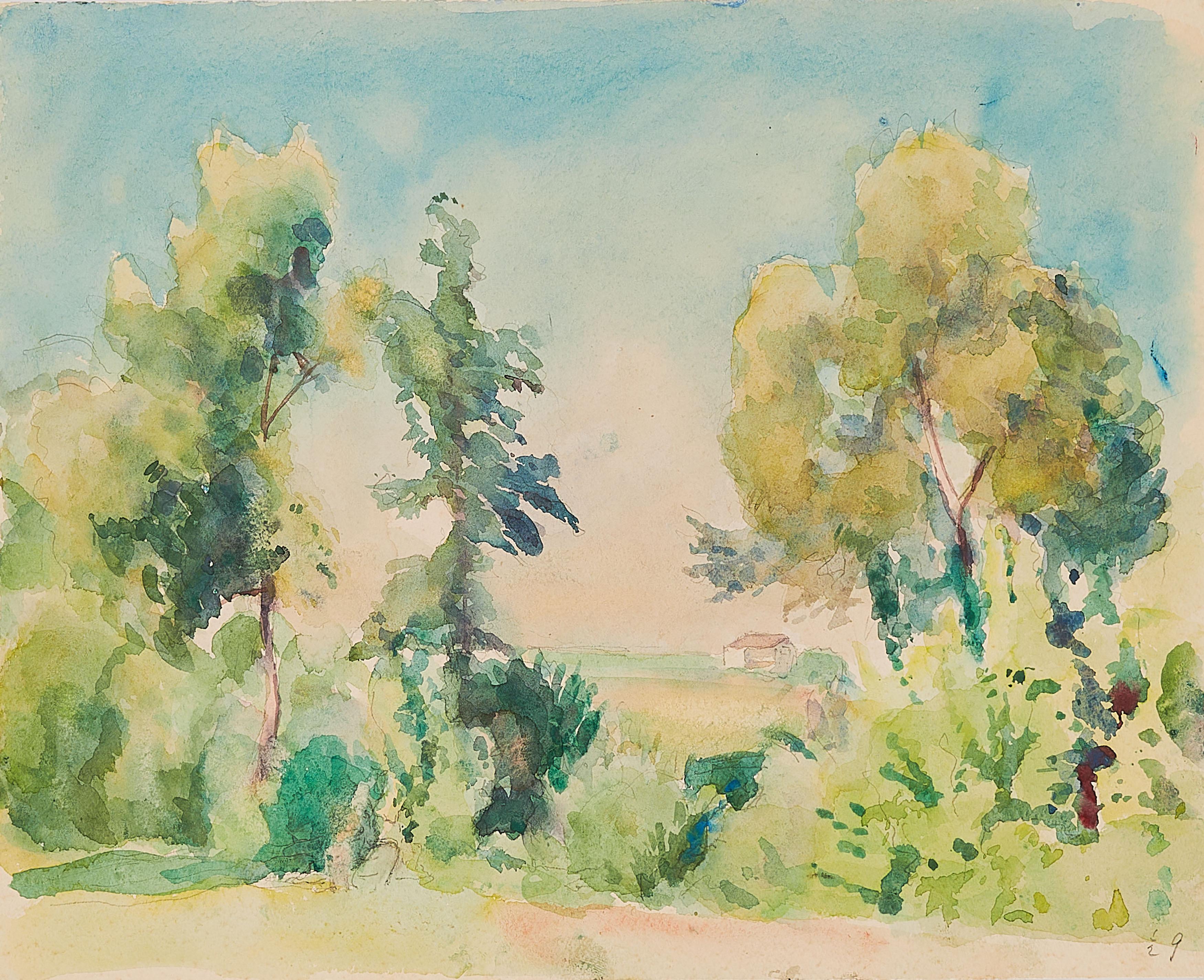 Kurt Kühn - Am Waldrand.