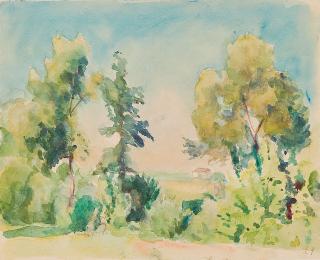 Kurt Kühn - Am Waldrand.