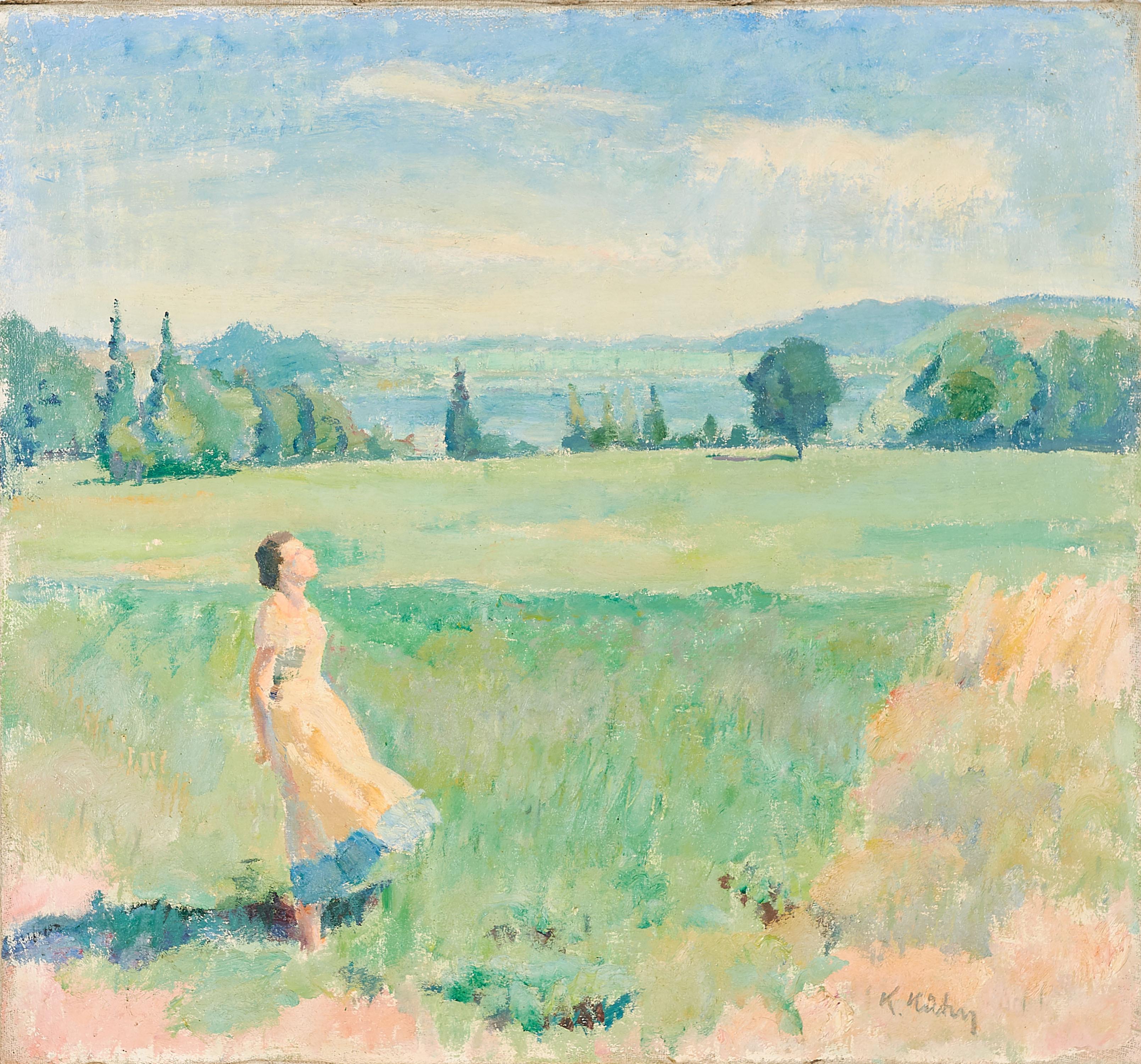 Kurt Kühn - Sommerlicher Spaziergang.