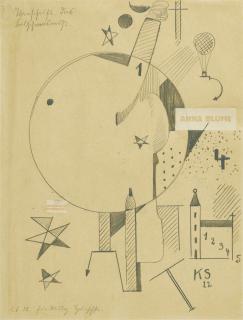 Kurt Schwitters - Iberschrift Das Bloschewismuss