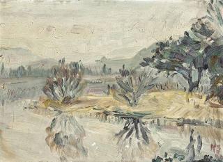 Kurt Schwitters - Lake Windermere near Low Wood