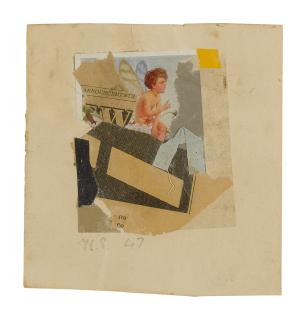 Kurt Schwitters - Ohne Titel (Ankündigungen) (Untitled (Announcements))