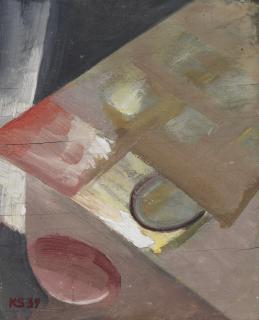 Kurt Schwitters - Ohne Titel (Bild mit schiefer Ebene)